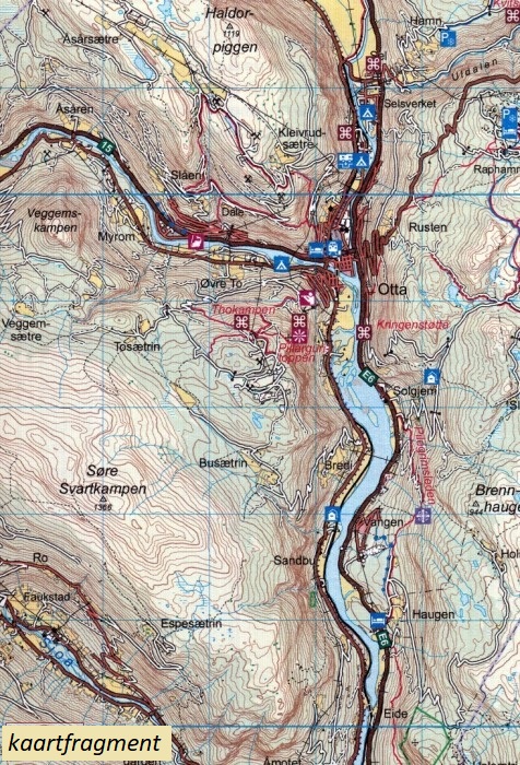 DNT-2716 Rondane wandelkaart 1:100.000 7046660027165 Nordeca Turkart Norge 1:100.000 Wandelkaarten Midden-Noorwegen DNT-2716 Rondane wandelkaart 1:100.000 7046660027165 Nordeca Turkart Norge 1:100.000 Wandelkaarten Midden-Noorwegen