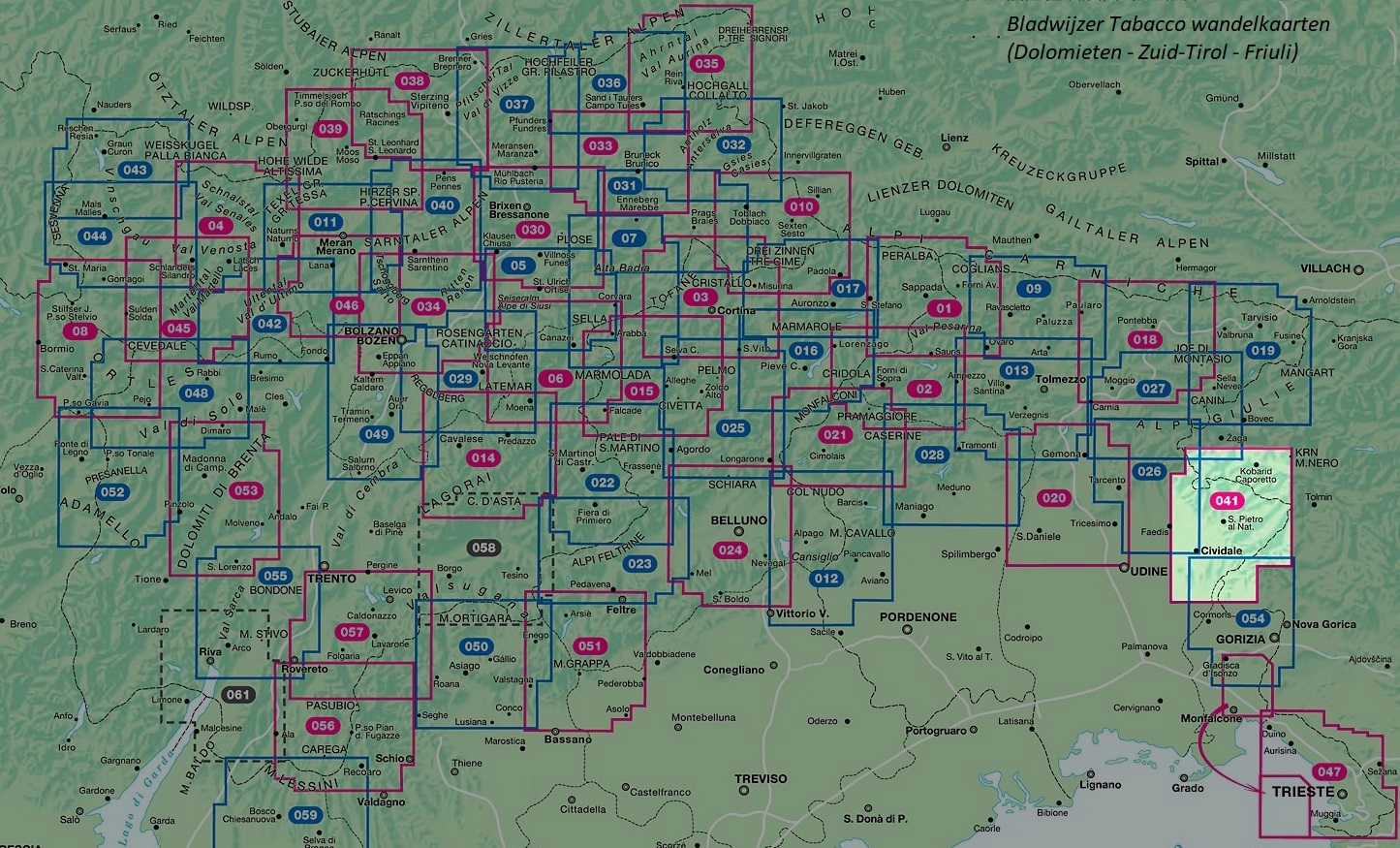 TAB-041 Cividale del Friuli/Valli del Natisone | Tabacco wandelkaart 9788883151248 Tabacco Tabacco 1:25.000 Wandelkaarten Veneto, Friuli TAB-041 Cividale del Friuli/Valli del Natisone | Tabacco wandelkaart 9788883151248 Tabacco Tabacco 1:25.000 Wandelkaarten Veneto, Friuli
