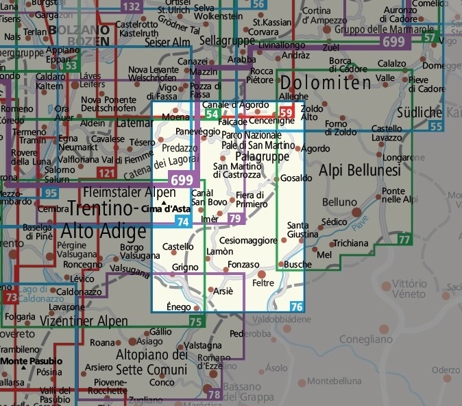 Kompass wandelkaart KP-76 Pale di San Martino 1:50.000 9783990445235 Kompass Wandelkaarten KP50 Zuid-Tirol, Dolomieten Wandelkaarten Zuid-Tirol, Dolomieten Kompass wandelkaart KP-76 Pale di San Martino 1:50.000 9783990445235 Kompass Wandelkaarten KP50 Zuid-Tirol, Dolomieten Wandelkaarten Zuid-Tirol, Dolomieten