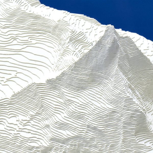 Das Matterhorn - reliëfmaquette op schaal 1:75.000 MATTERHORN  Reliorama   Wandkaarten Oberwallis