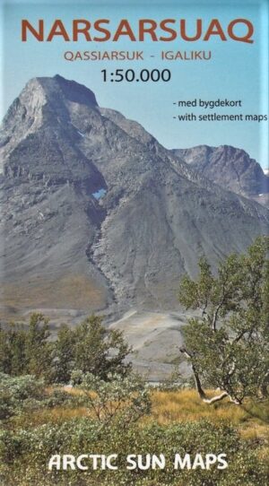 Narsarsuaq - Qassiarsuk - Igaliku | wandelkaart 1:50.000 9788799292509  Arctic Sun Maps Greenl. Hiking Maps  Wandelkaarten Groenland