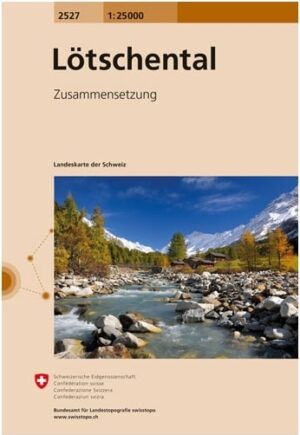 topografische wandelkaart CH-2527 Lötschental [2020] (Zusammensetzung) 9783302025278  Bundesamt / Swisstopo LKS 1:25.000 Wallis  Wandelkaarten Berner Oberland, Oberwallis