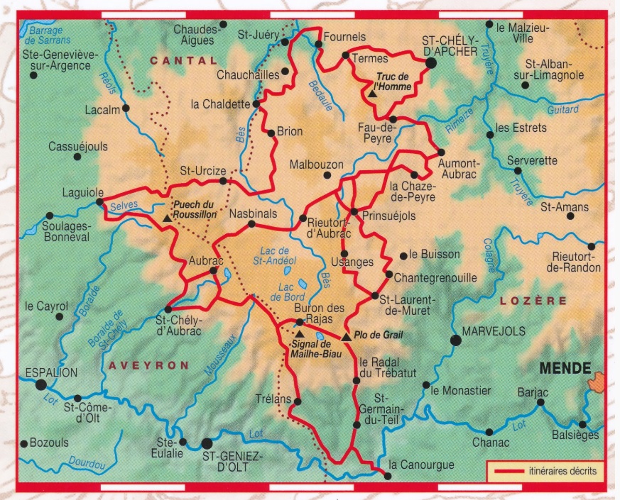 TG-616 Tour des Monts d'Aubrac | wandelgids GR6 9782751403378 FFRP topoguides à grande randonnée Meerdaagse wandelroutes, Wandelgidsen Auvergne TG-616 Tour des Monts d'Aubrac | wandelgids GR6 9782751403378 FFRP topoguides à grande randonnée Meerdaagse wandelroutes, Wandelgidsen Auvergne