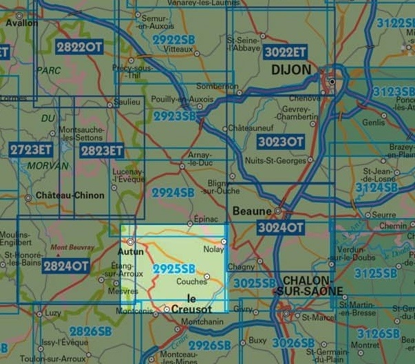 SB-2925 Autun, Le Creusot | wandelkaart 1:25.000 9782758534525 IGN IGN 25 Bourgogne & Morvan Wandelkaarten Bourgogne, Morvan SB-2925 Autun, Le Creusot | wandelkaart 1:25.000 9782758534525 IGN IGN 25 Bourgogne & Morvan Wandelkaarten Bourgogne, Morvan