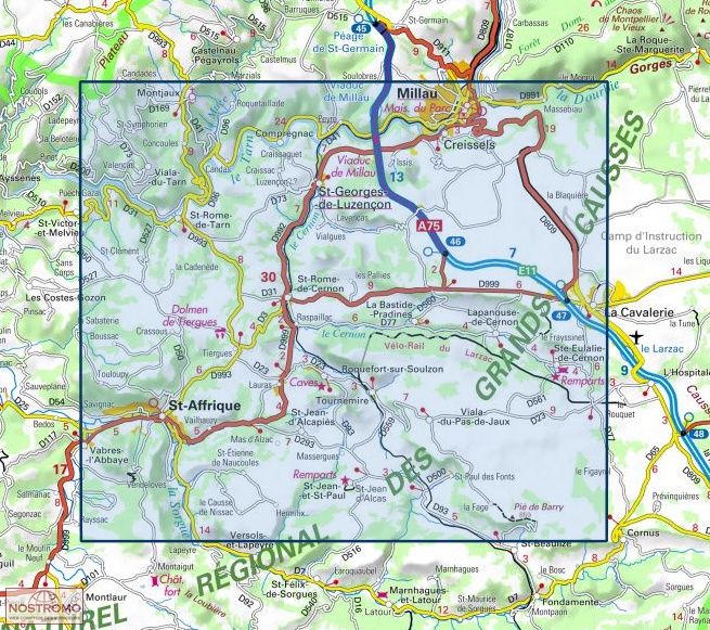 wandelkaart 2541OT Millau , Saint-Affrique 1:25.000 9782758539599 IGN IGN 25 Lot, Tarn, Aveyron Wandelkaarten Lot, Tarn, Toulouse wandelkaart 2541OT Millau , Saint-Affrique 1:25.000 9782758539599 IGN IGN 25 Lot, Tarn, Aveyron Wandelkaarten Lot, Tarn, Toulouse
