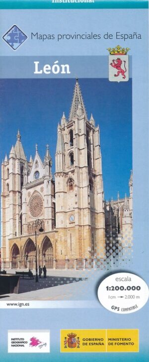 Prov.: León 1:200.000 9788441630314  CNIG Provinciekaarten Spanje  Landkaarten en wegenkaarten Noordwest-Spanje