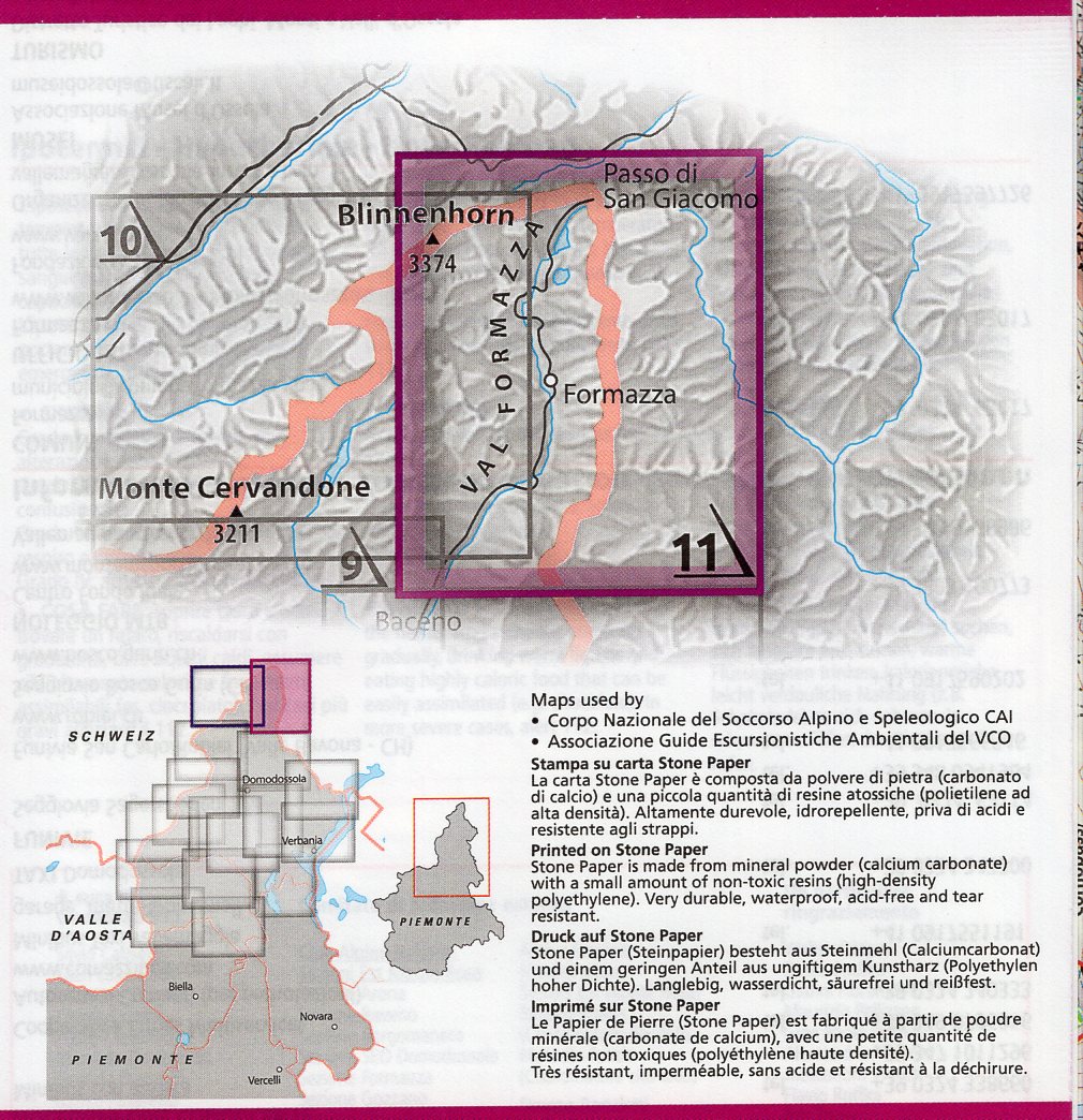 G4M-111 Val Formazza | wandelkaart 1:25.000 9788899606411 Geo4Map Wandelkaarten Turijn, Piemonte G4M-111 Val Formazza | wandelkaart 1:25.000 9788899606411 Geo4Map Wandelkaarten Turijn, Piemonte
