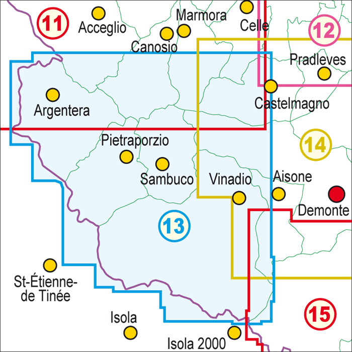 FRA-13 Alta Valle Stura di Demonte | wandelkaart 1:25.000 9788897465089 Fraternali Editore Fraternali 1:25.000 Wandelkaarten Turijn, Piemonte FRA-13 Alta Valle Stura di Demonte | wandelkaart 1:25.000 9788897465089 Fraternali Editore Fraternali 1:25.000 Wandelkaarten Turijn, Piemonte