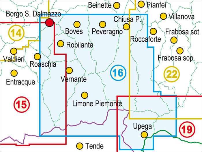 FRA-16 Vermenagna. Valle Pesio, Alta Valle Ellero | wandelkaart 1:25.000 9788897465140 Fraternali Editore Fraternali 1:25.000 Wandelkaarten Turijn, Piemonte FRA-16 Vermenagna. Valle Pesio, Alta Valle Ellero | wandelkaart 1:25.000 9788897465140 Fraternali Editore Fraternali 1:25.000 Wandelkaarten Turijn, Piemonte