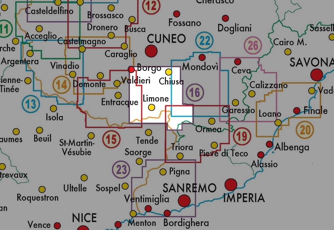 FRA-16 Vermenagna. Valle Pesio, Alta Valle Ellero | wandelkaart 1:25.000 9788897465140 Fraternali Editore Fraternali 1:25.000 Wandelkaarten Turijn, Piemonte FRA-16 Vermenagna. Valle Pesio, Alta Valle Ellero | wandelkaart 1:25.000 9788897465140 Fraternali Editore Fraternali 1:25.000 Wandelkaarten Turijn, Piemonte