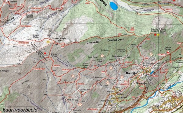 FRA-25 Valle Orco - Val Soana | wandelkaart 1:25.000 9788897465362  Fraternali Editore Fraternali 1:25.000  Wandelkaarten Turijn, Piemonte