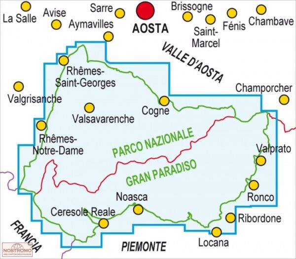 wandelkaart  Gran Paradiso | Parco Nazionale 1:25.000 9788897465454  Fraternali Editore Fraternali 1:25.000  Wandelkaarten Aosta, Gran Paradiso