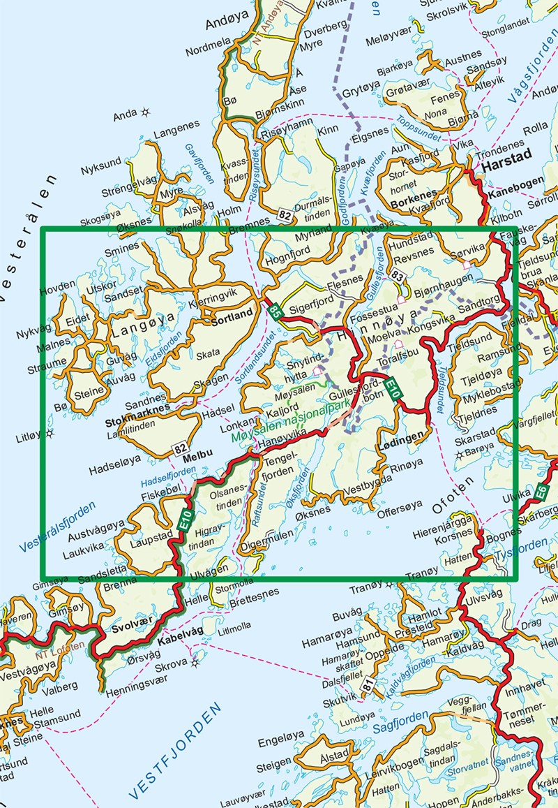 DNT-2811 Vesteralen Hinnoya zuid wandelkaart 1:100.000 7046660028117 Nordeca Turkart Norge 1:100.000 Wandelkaarten Lofoten en Vesterålen DNT-2811 Vesteralen Hinnoya zuid wandelkaart 1:100.000 7046660028117 Nordeca Turkart Norge 1:100.000 Wandelkaarten Lofoten en Vesterålen