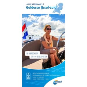 WTK-07 Gelderse IJssel - zuid Waterkaart 9789018046026  ANWB ANWB Waterkaarten  Watersportboeken Gelderse IJssel en Achterhoek