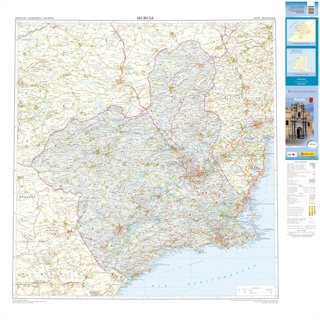 Prov.: Murcia 1:200.000 9788441646377 CNIG Provinciekaarten Spanje Landkaarten en wegenkaarten Murcia Prov.: Murcia 1:200.000 9788441646377 CNIG Provinciekaarten Spanje Landkaarten en wegenkaarten Murcia