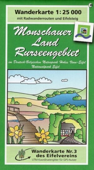 wandelkaart EV-03  Monschauer Land - Rurseengebiet 1:25.000 9783944620299  Eifelverein Wandelkaarten Eifel  Wandelkaarten Eifel