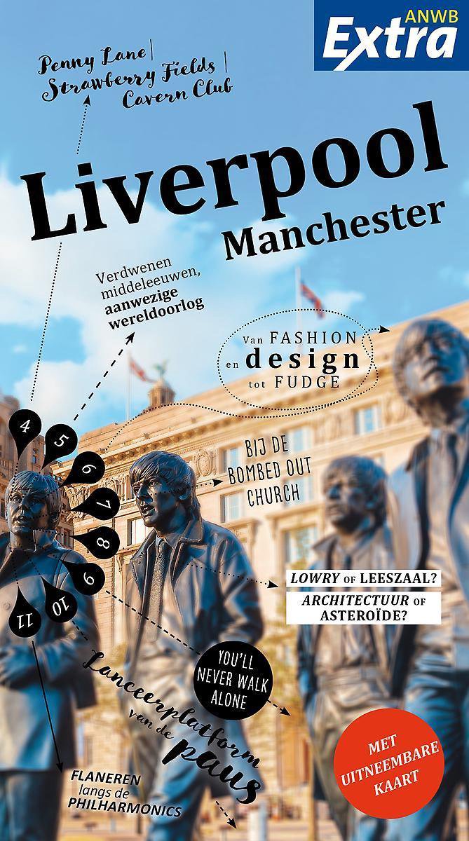 ANWB Extra reisgids Liverpool 9789018045807  ANWB ANWB Extra reisgidsjes  Reisgidsen Liverpool & Manchester