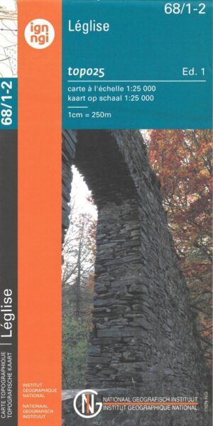 NGI-68/1-2  Assenois, Anlier | topografische wandelkaart 1:25.000 9789462353084  Nationaal Geografisch Instituut NGI Wallonië 1:25.000  Wandelkaarten Wallonië (Ardennen)