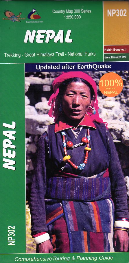 Great Himalaya Trail Map of Nepal 1:850.000 CMW604  Nepa Maps Wandelkaarten Nepal  Landkaarten en wegenkaarten Nepal