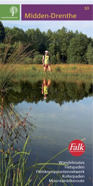 SBB-10  Midden-Drenthe | wandelkaart 1:25.000 9789028703834  Staatsbosbeheer SBB kaart 1:25.000  Wandelkaarten Drenthe