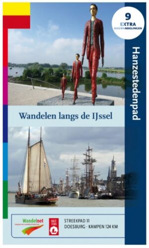 Streekpad-11  Hanzestedenpad - wandelgids 9789492641083  Nivon / Wandelnet Streekpaden  Meerdaagse wandelroutes, Wandelgidsen Gelderse IJssel en Achterhoek, Kop van Overijssel, Vecht & Salland