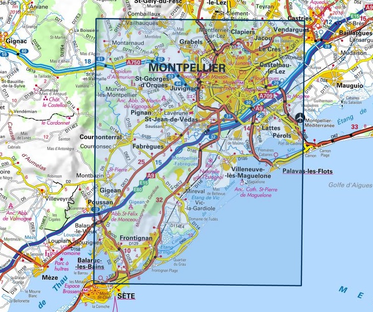 wandelkaart 2743ET Montpellier 1:25.000 9782758543138 IGN IGN 25 Cevennen & Languedoc Wandelkaarten Cevennen, Languedoc wandelkaart 2743ET Montpellier 1:25.000 9782758543138 IGN IGN 25 Cevennen & Languedoc Wandelkaarten Cevennen, Languedoc