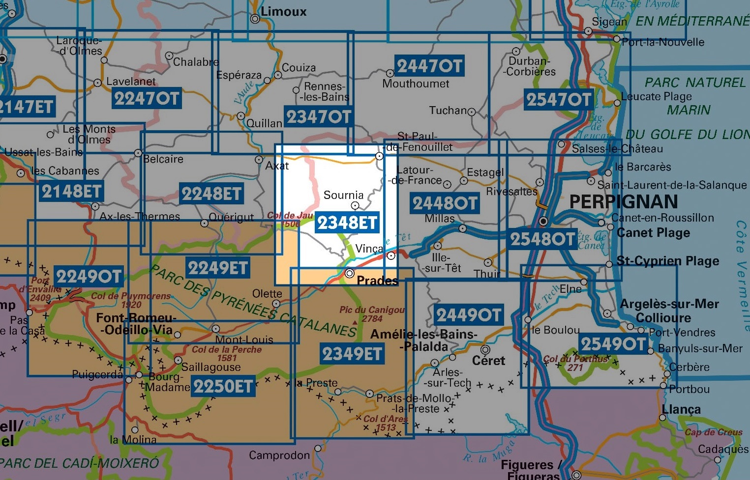 wandelkaart 2348ET Prades, Sournia 1:25.000 9782758545361 IGN IGN 25 Franse Pyreneeën Wandelkaarten Franse Pyreneeën wandelkaart 2348ET Prades, Sournia 1:25.000 9782758545361 IGN IGN 25 Franse Pyreneeën Wandelkaarten Franse Pyreneeën