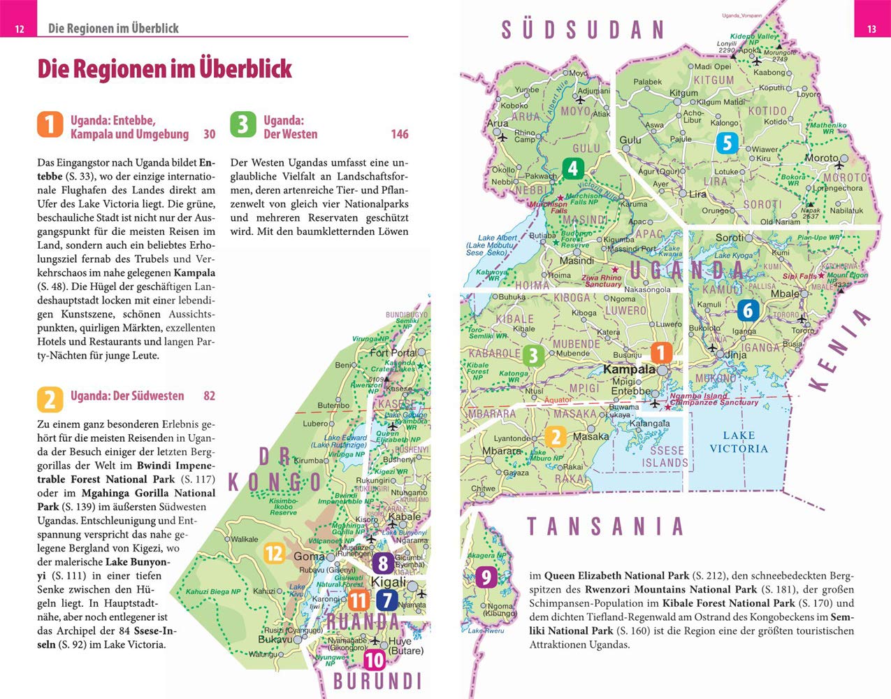 Reise Know-How Uganda, Ruanda & Ost-Kongo | reisgids 9783831733026 Reise Know-How Verlag Reisgidsen Uganda, Rwanda, Burundi, Ruwenzorigebergte Reise Know-How Uganda, Ruanda & Ost-Kongo | reisgids 9783831733026 Reise Know-How Verlag Reisgidsen Uganda, Rwanda, Burundi, Ruwenzorigebergte