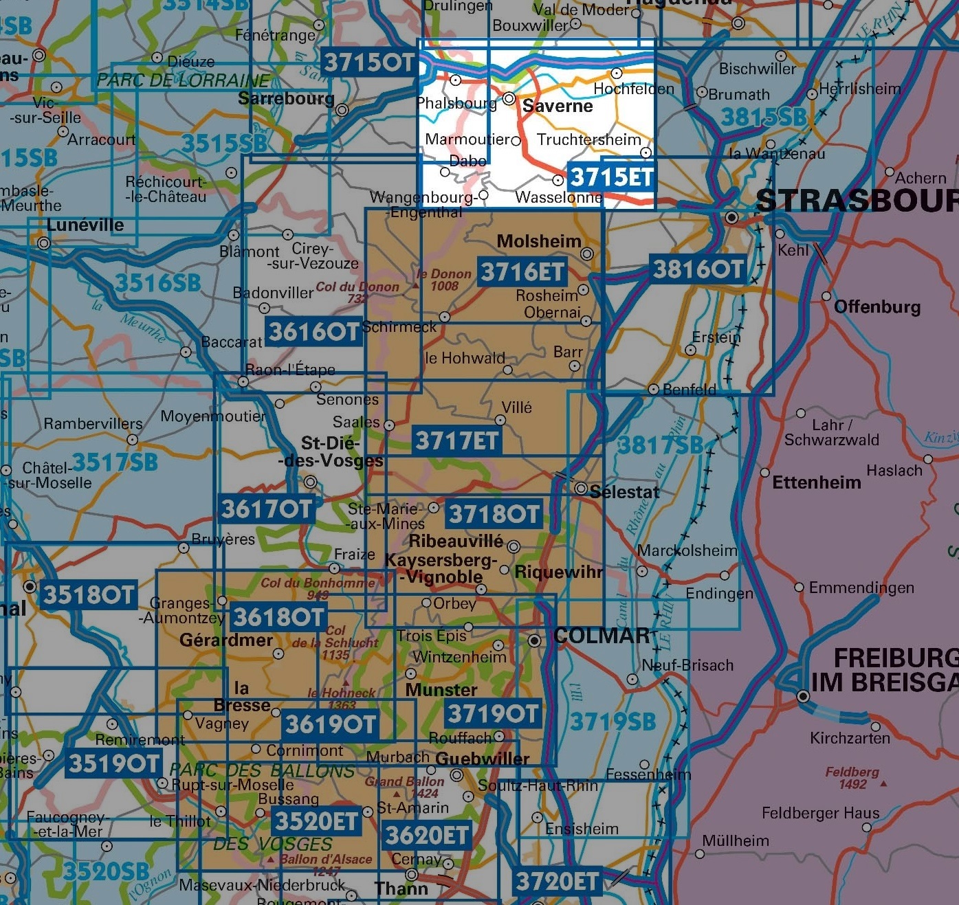 wandelkaart 3715ET Saverne, Wasselonne, Rocher de Dabo 1:25.000 9782758550457 IGN IGN 25 Vogezen Wandelkaarten Vogezen wandelkaart 3715ET Saverne, Wasselonne, Rocher de Dabo 1:25.000 9782758550457 IGN IGN 25 Vogezen Wandelkaarten Vogezen