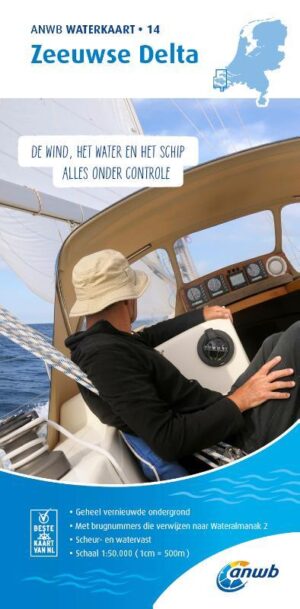 WTK-14 Zeeuwse Delta Waterkaart 9789018046095  ANWB ANWB Waterkaarten  Watersportboeken Zeeland