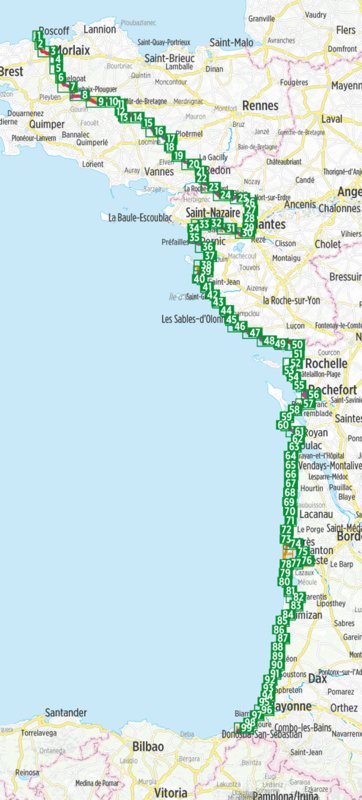 Bikeline Velodyssee, Radfernweg | fietsgids 9783850008174 Esterbauer Bikeline Fietsgidsen Frankrijk Bikeline Velodyssee, Radfernweg | fietsgids 9783850008174 Esterbauer Bikeline Fietsgidsen Frankrijk