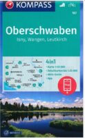 Kompass wandelkaart KP-187 Oberschwaben 9783990448816  Kompass Wandelkaarten Kompass Oberbayern  Wandelkaarten Beierse Alpen