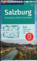 Kompass wandelkaart KP-017 Salzburg und Umgebung 9783990448878  Kompass Wandelkaarten Kompass Oostenrijk  Wandelkaarten Salzburger Land & Stiermarken