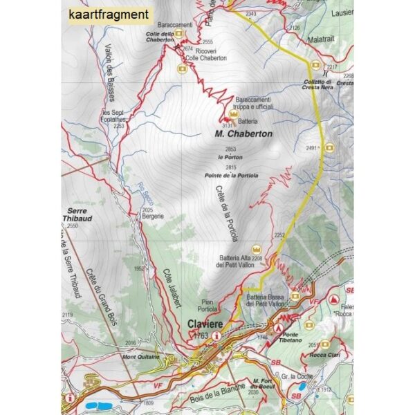 FRA50-1 Alta Val Susa | wandelkaart 1:50.000 9788897465256  Fraternali Editore Fraternali 1:50.000  Wandelkaarten Turijn, Piemonte
