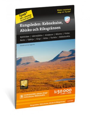 CAL-022  Kungsleden: Kebnekaise, Abisko & Riksgränsen wandelkaart 1:50.000 9789188335302  Calazo Calazo Zweeds Lapland  Meerdaagse wandelroutes, Wandelkaarten Zweeds-Lapland (Norrbottens Län)