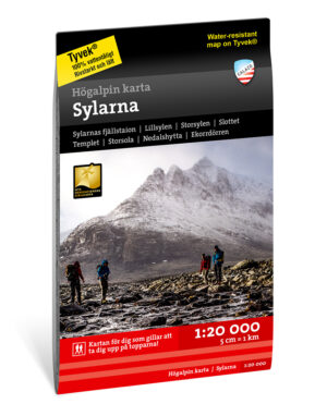 Sylarna wandelkaart 1:20.000 9789188335678  Calazo Calazo Zweden midden  Wandelkaarten Midden Zweden
