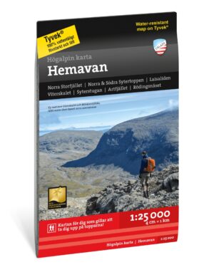 Hemavan wandelkaart 1:25.000 9789189079168  Calazo Calazo Zweden midden  Wandelkaarten Midden Zweden