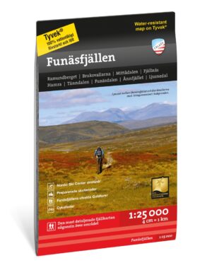 Funäsfjällen wandelkaart 1:25 000 9789189079823  Calazo Calazo Zweden midden  Wandelkaarten Midden Zweden