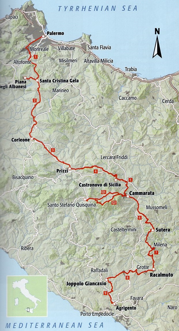 wandelgids Sicilië | The Magna Via Francigena Trail 9788861895645 Davide Comunale Terre di Mezzo Meerdaagse wandelroutes, Wandelgidsen Sicilië wandelgids Sicilië | The Magna Via Francigena Trail 9788861895645 Davide Comunale Terre di Mezzo Meerdaagse wandelroutes, Wandelgidsen Sicilië