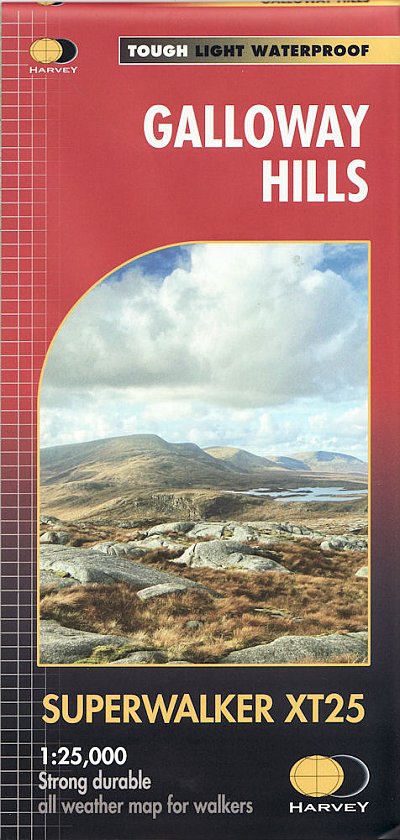 wandelkaart Galloway Hills 1:25.000 Superwalker 9781851376070 Harvey Maps Wandelkaarten Zuid-Schotland wandelkaart Galloway Hills 1:25.000 Superwalker 9781851376070 Harvey Maps Wandelkaarten Zuid-Schotland