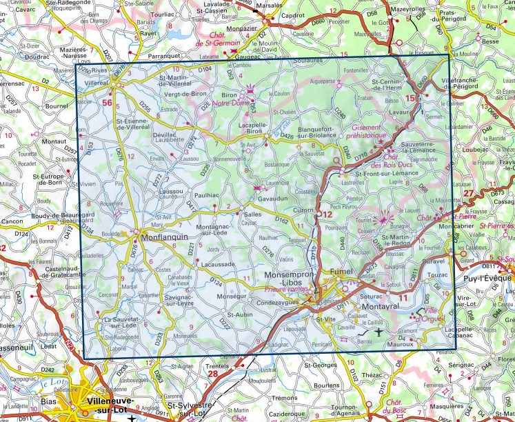 SB-1938 Fumel, Monflanquin | wandelkaart 1:25.000 9782758548256 IGN IGN 25 Dordogne Wandelkaarten Dordogne SB-1938 Fumel, Monflanquin | wandelkaart 1:25.000 9782758548256 IGN IGN 25 Dordogne Wandelkaarten Dordogne