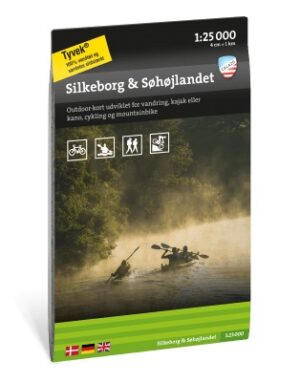 CAL-143  Silkeborg & Søhøjlandet wandelkaart 1:25.000 9789188779830  Calazo Calazo Denemarken  Wandelkaarten Jutland