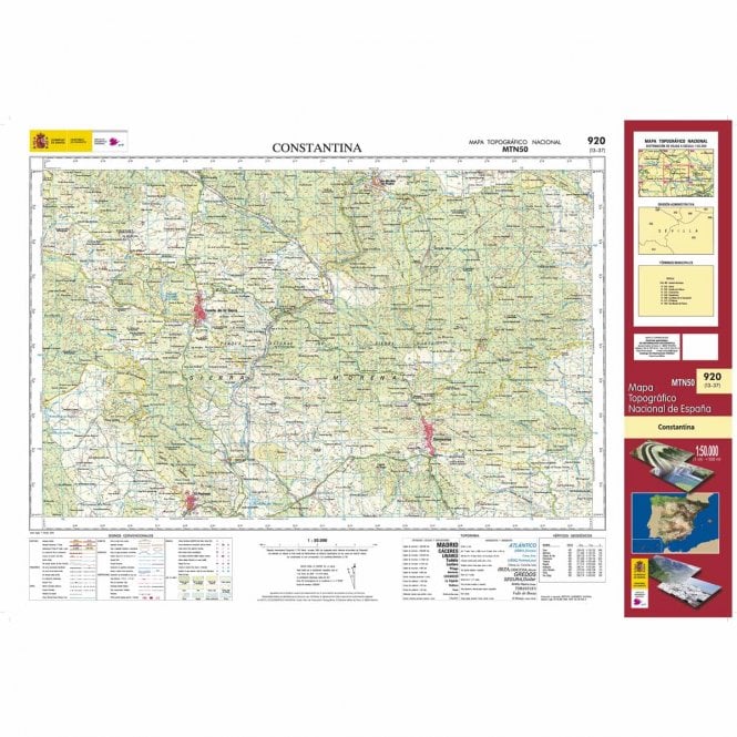 Hoja-920 Cazalla de la Sierra 1:50.000 9788498100747 CNIG Spanje 1:50.000 Wandelkaarten Sevilla & Cordoba Hoja-920 Cazalla de la Sierra 1:50.000 9788498100747 CNIG Spanje 1:50.000 Wandelkaarten Sevilla & Cordoba