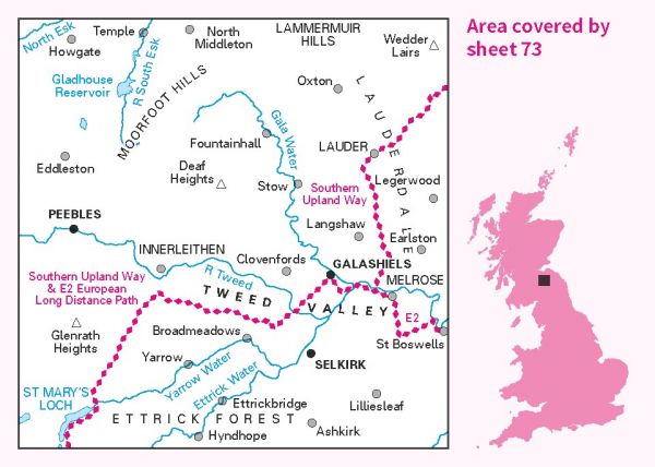 LR-073 Peebles, Galashiels | topografische wandelkaart 9780319261712 Ordnance Survey Landranger Maps 1:50.000 Wandelkaarten Zuid-Schotland LR-073 Peebles, Galashiels | topografische wandelkaart 9780319261712 Ordnance Survey Landranger Maps 1:50.000 Wandelkaarten Zuid-Schotland