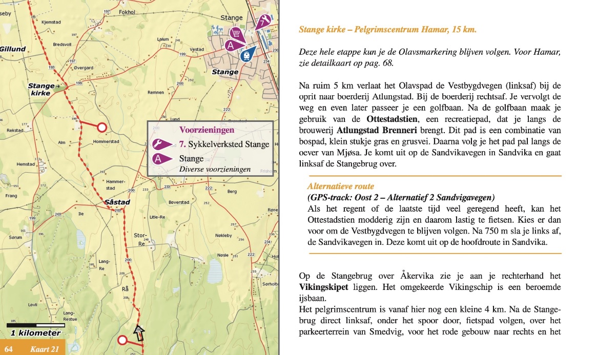 fietsgids Het Olavspad: Van Oslo naar Trondheim 9789083102603 Via Gaia Fietsgidsen Noorwegen fietsgids Het Olavspad: Van Oslo naar Trondheim 9789083102603 Via Gaia Fietsgidsen Noorwegen