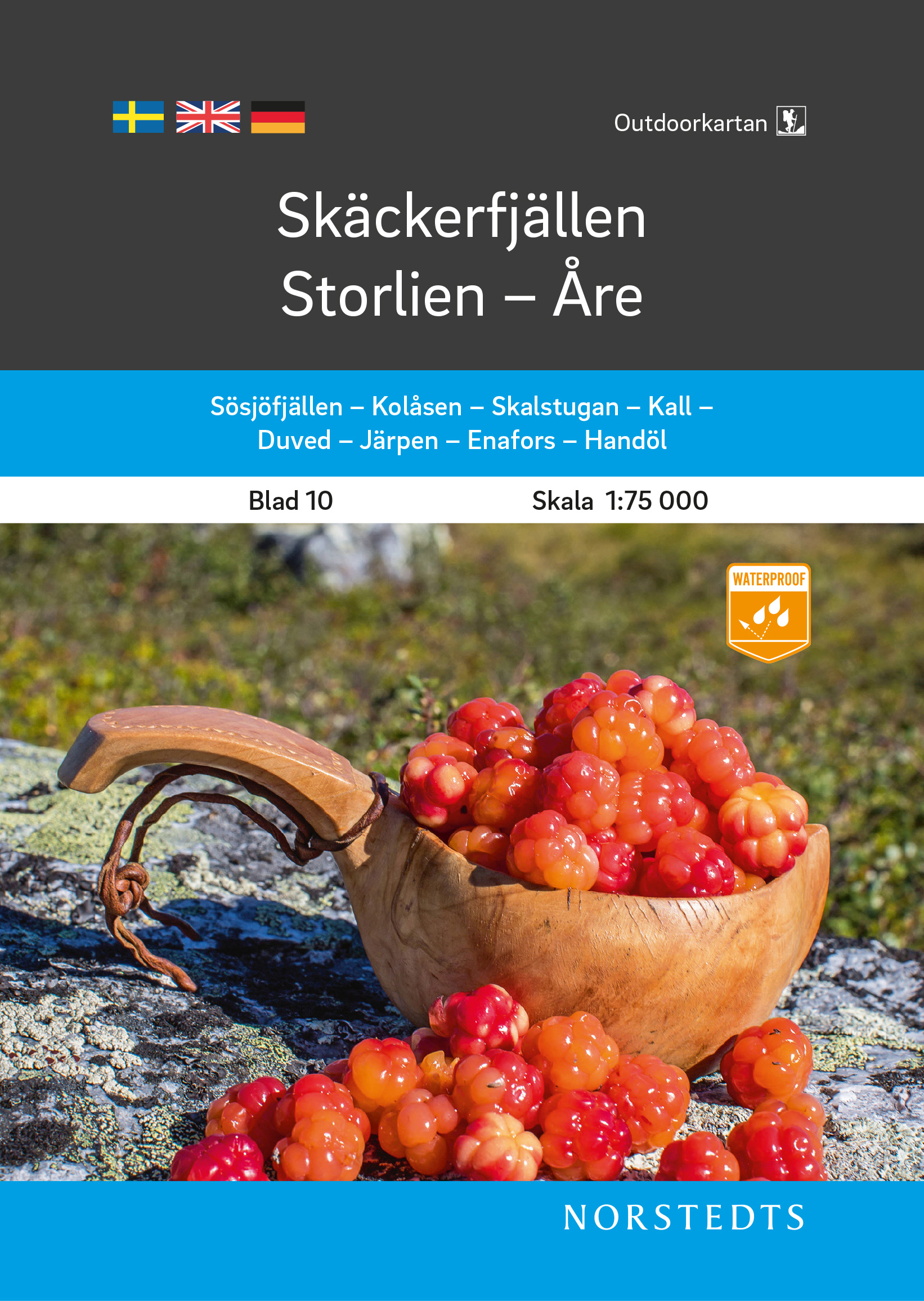 OK-10 Skäckerfjällen, Storlien, Åre 1:75.000 9789113105079 Norstedts Outdoorkartan (Fjällkartan) Wandelkaarten Midden Zweden OK-10 Skäckerfjällen, Storlien, Åre 1:75.000 9789113105079 Norstedts Outdoorkartan (Fjällkartan) Wandelkaarten Midden Zweden