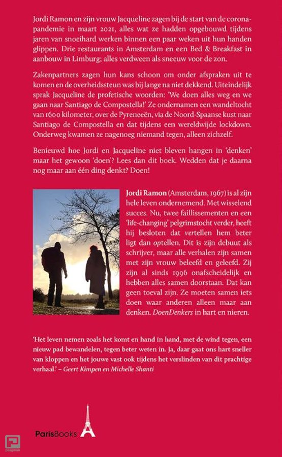 Doendenkers | wandelreisverhaal Santiago de Compostela 9789493191792 Jordi Ramon London Books Paris Books Wandelreisverhalen Europa Doendenkers | wandelreisverhaal Santiago de Compostela 9789493191792 Jordi Ramon London Books Paris Books Wandelreisverhalen Europa