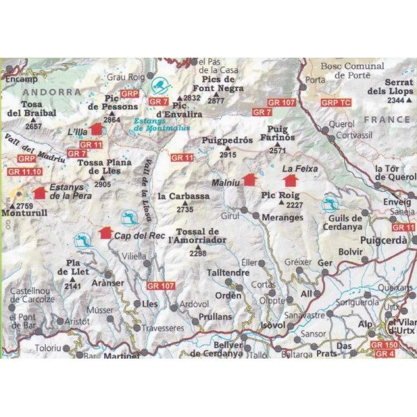 wandelkaart Puigpedros - Tossa Plana de Lles - Cerdanya 1:25.000 9788480907361 Editorial Alpina Wandelkaarten wandelkaart Puigpedros - Tossa Plana de Lles - Cerdanya 1:25.000 9788480907361 Editorial Alpina Wandelkaarten