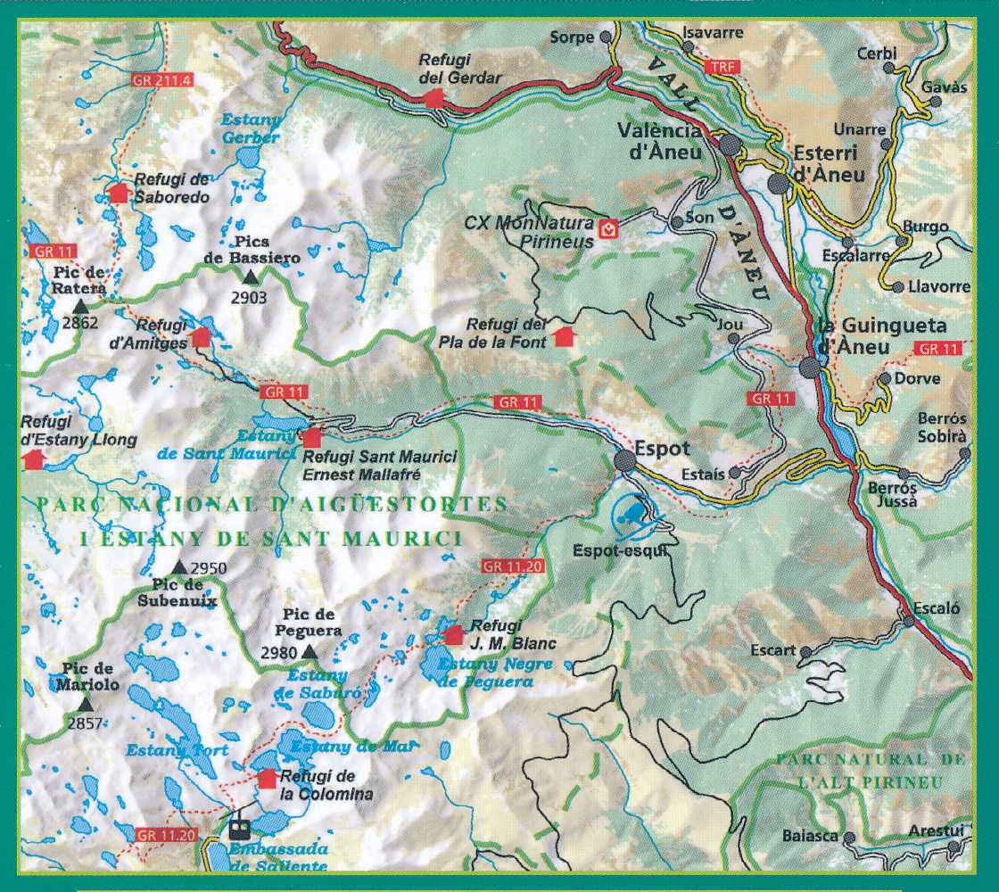 wandelkaart Sant Maurici, Els Encantats (English) 1:25.000 9788480908603 Editorial Alpina Wandelkaarten Spaanse Pyreneeën wandelkaart Sant Maurici, Els Encantats (English) 1:25.000 9788480908603 Editorial Alpina Wandelkaarten Spaanse Pyreneeën