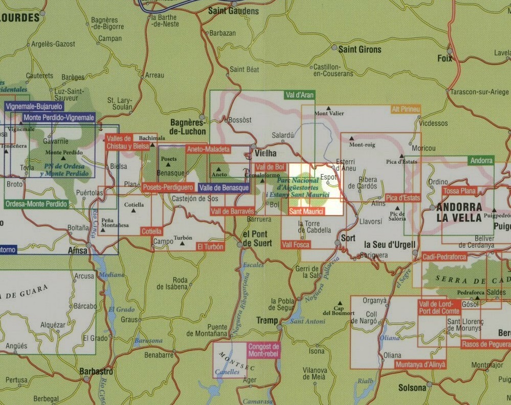 wandelkaart Sant Maurici, Els Encantats (English) 1:25.000 9788480908603 Editorial Alpina Wandelkaarten Spaanse Pyreneeën wandelkaart Sant Maurici, Els Encantats (English) 1:25.000 9788480908603 Editorial Alpina Wandelkaarten Spaanse Pyreneeën